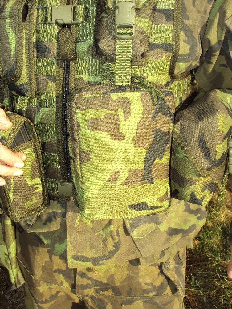 Univerzální kapsa na zip  molle - Multicam