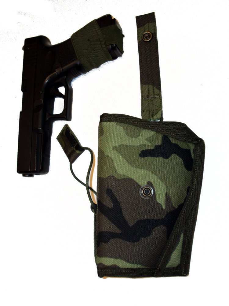 Pouzdro na pistoli s dvojím jištěním molle LEVÉ gen.2 - vz,95