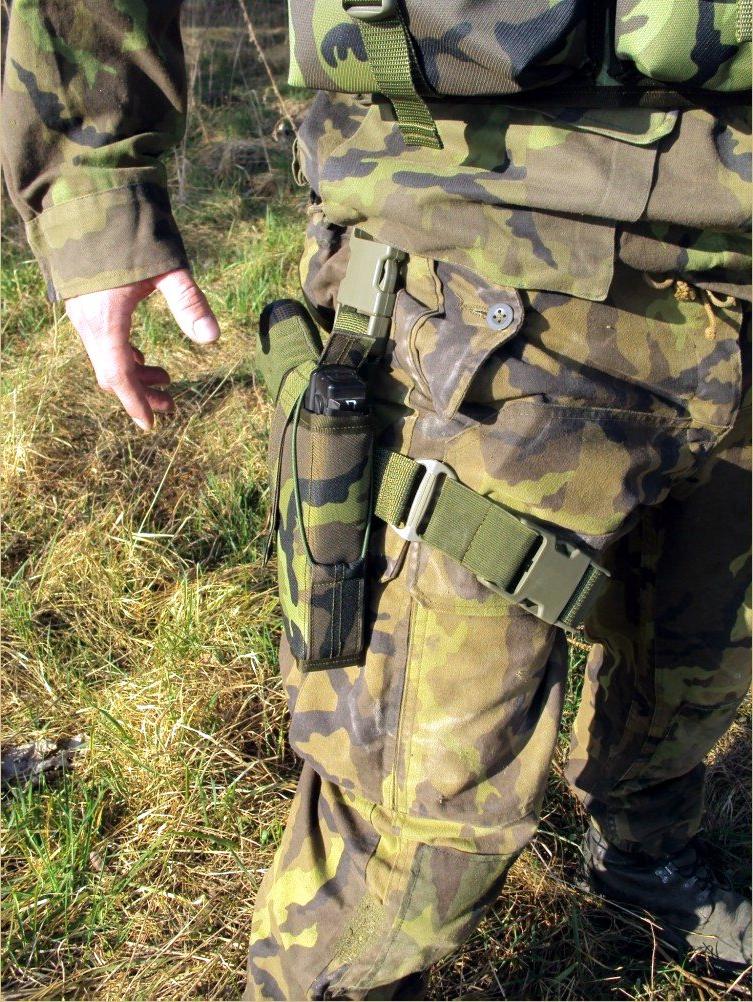 Pouzdro na pistoli s dvojím jištěním stehenní - Multicam Tropic Gen.2