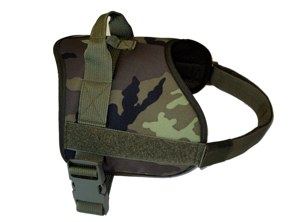 Postroj pro psa - zelený (oliva)