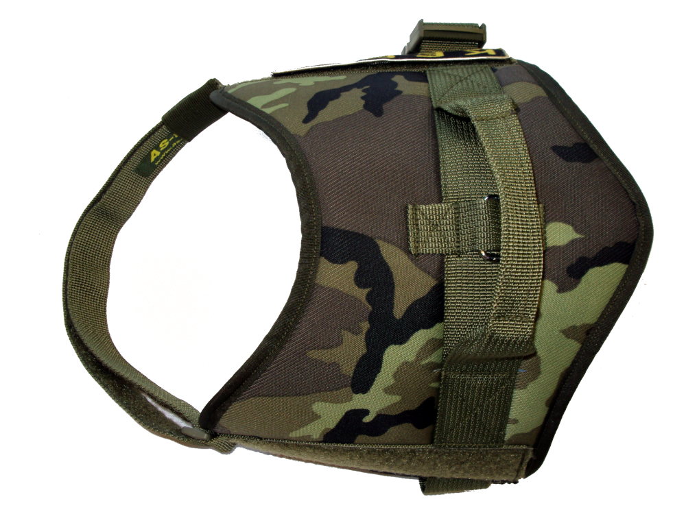 Postroj pro psa - zelený (oliva)