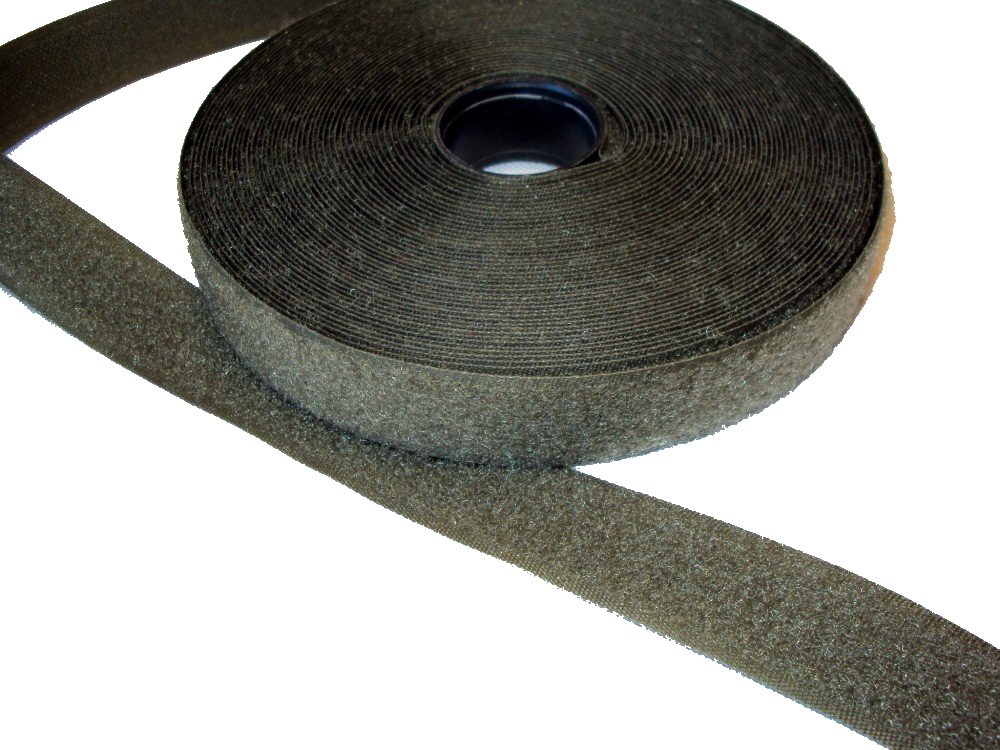 Suchý zip 25mm zelený smyčka