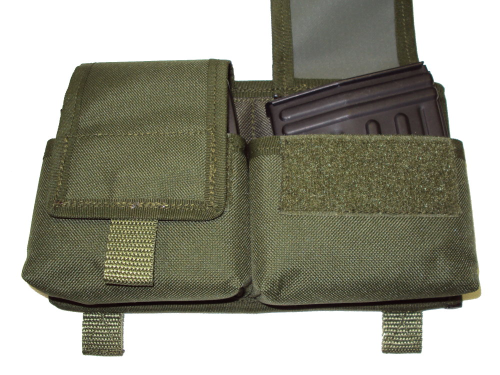 Výprodej - Sumka na 2 Zásobníky SVD molle - zelená