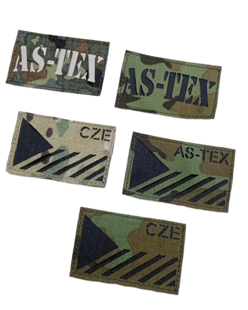 Nášivka Laser Cut - Česká vlajka 8x5cm (CZE)  - Multicam