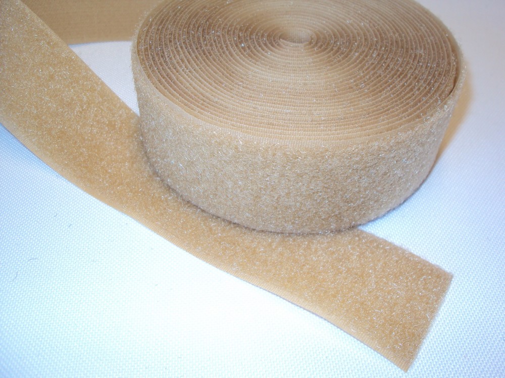 Suchý zip 38mm pískový smyčka