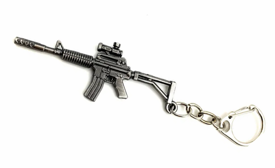 Kovový přívěšek M4 - 6cm