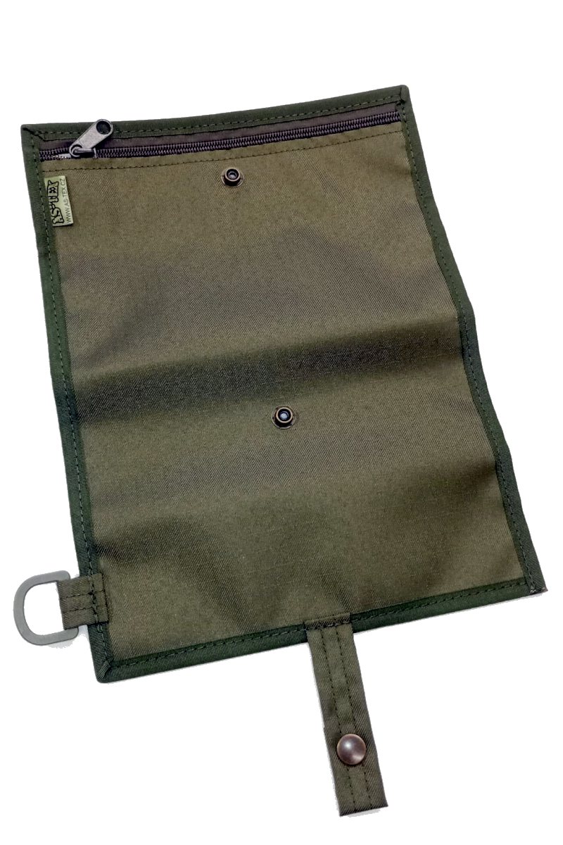 Obal na mapu A4 - zelený (olive) 