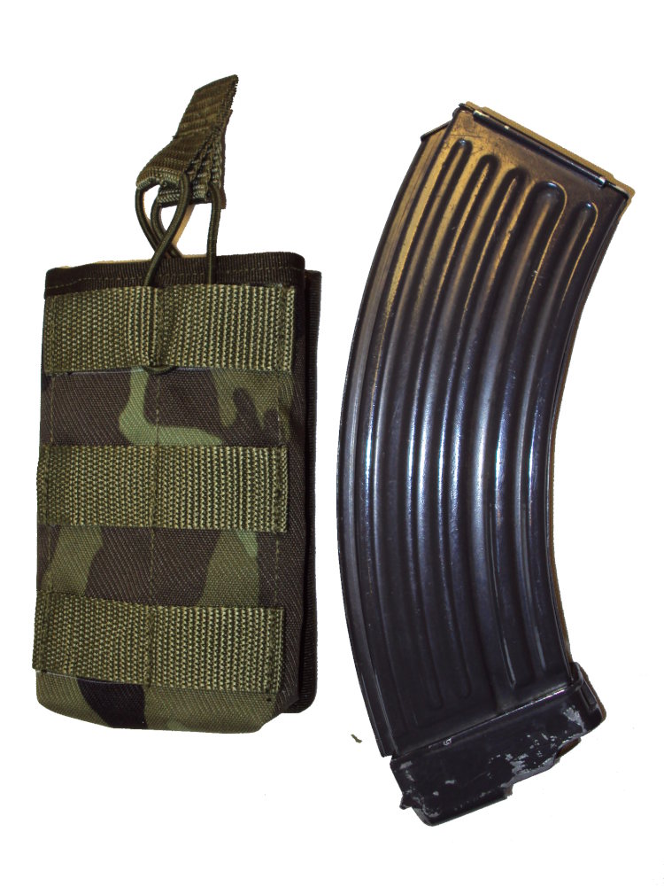 Otevřená sumka AK / BREN / G36 zelená molle