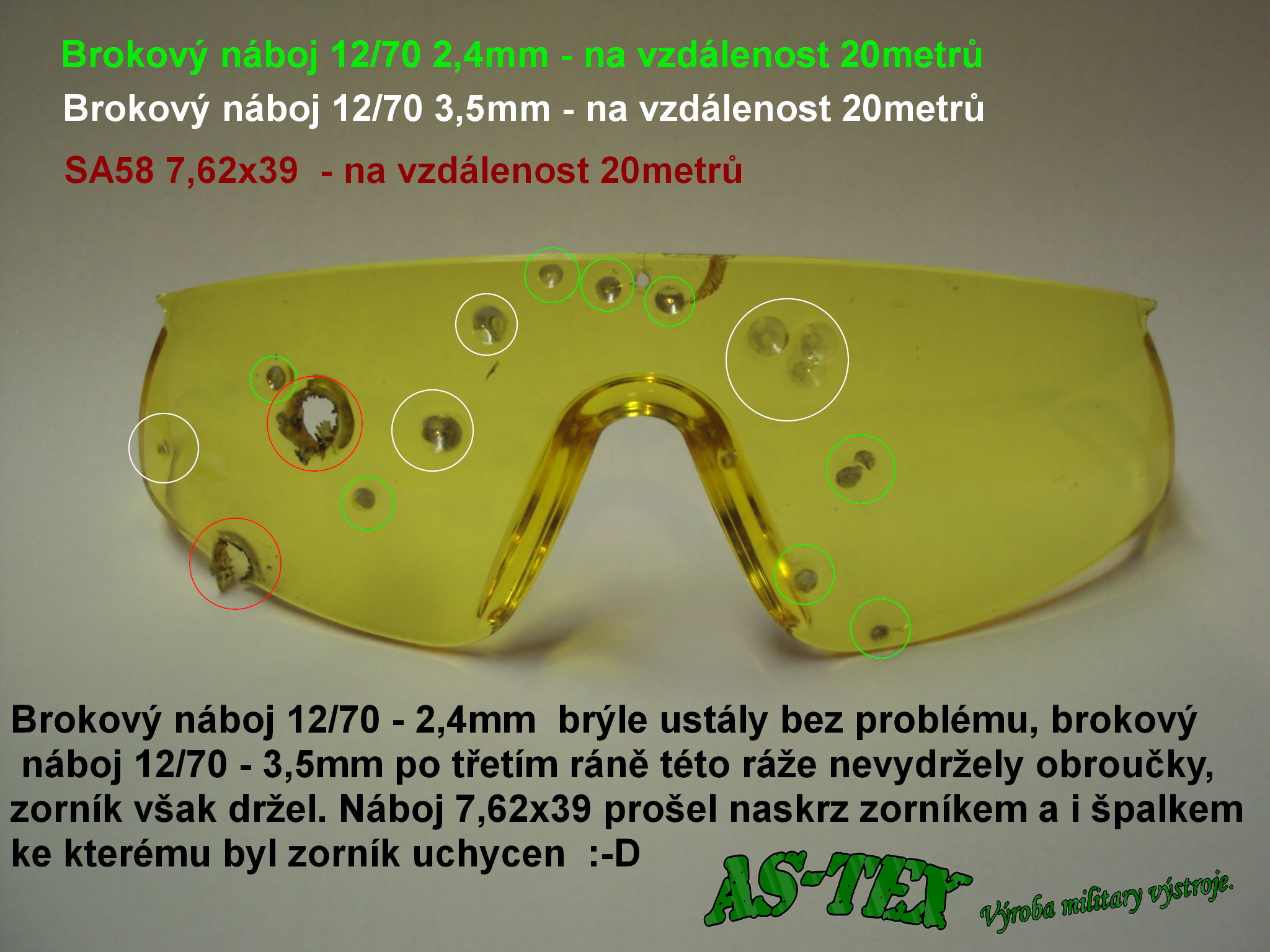 Ochranné brýle - čiré (Nemlživý zorník)