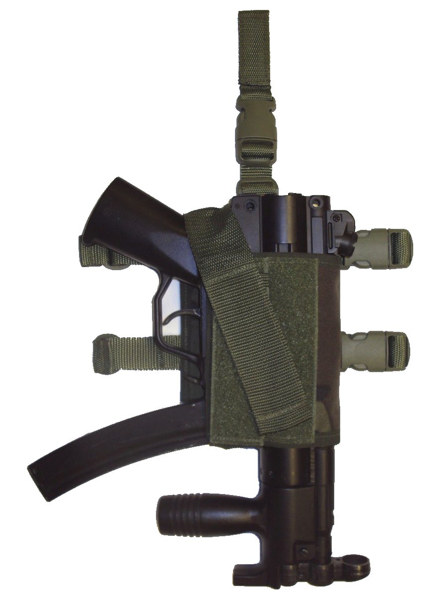 Pouzdro na MP5k stehenní zelené