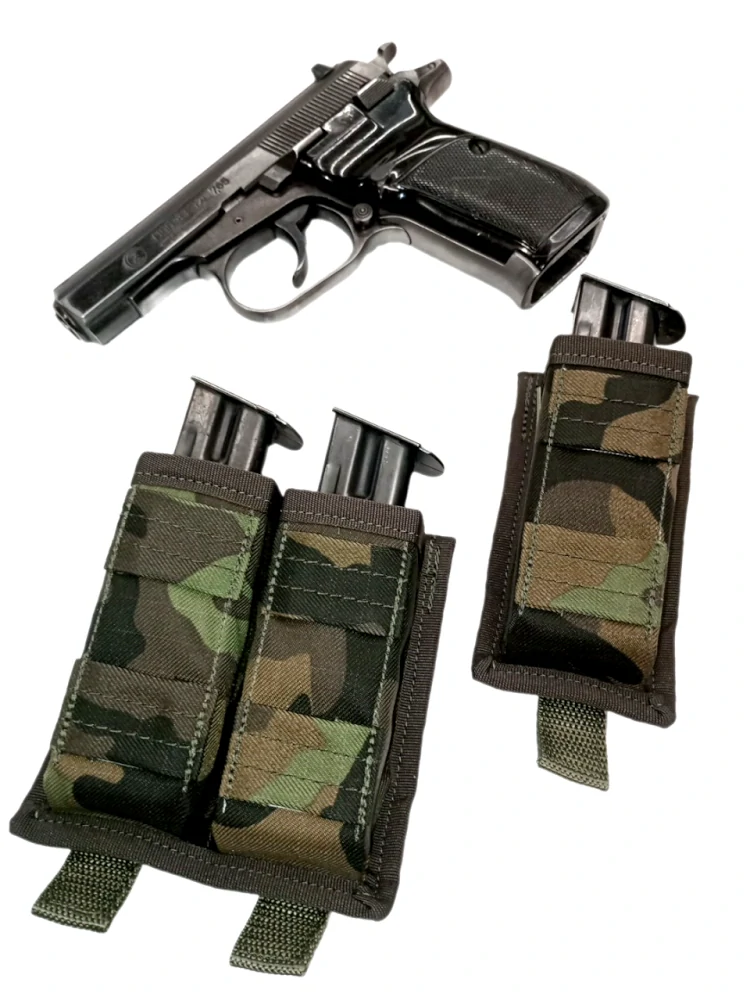 Samosvorná fast kydex dvoj sumka na pistolový zásobník - Multicam