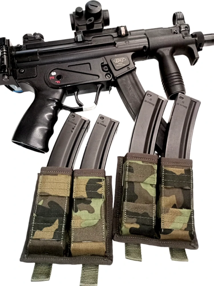 Samosvorná fast kydex dvoj sumka na pistolový zásobník - Multicam