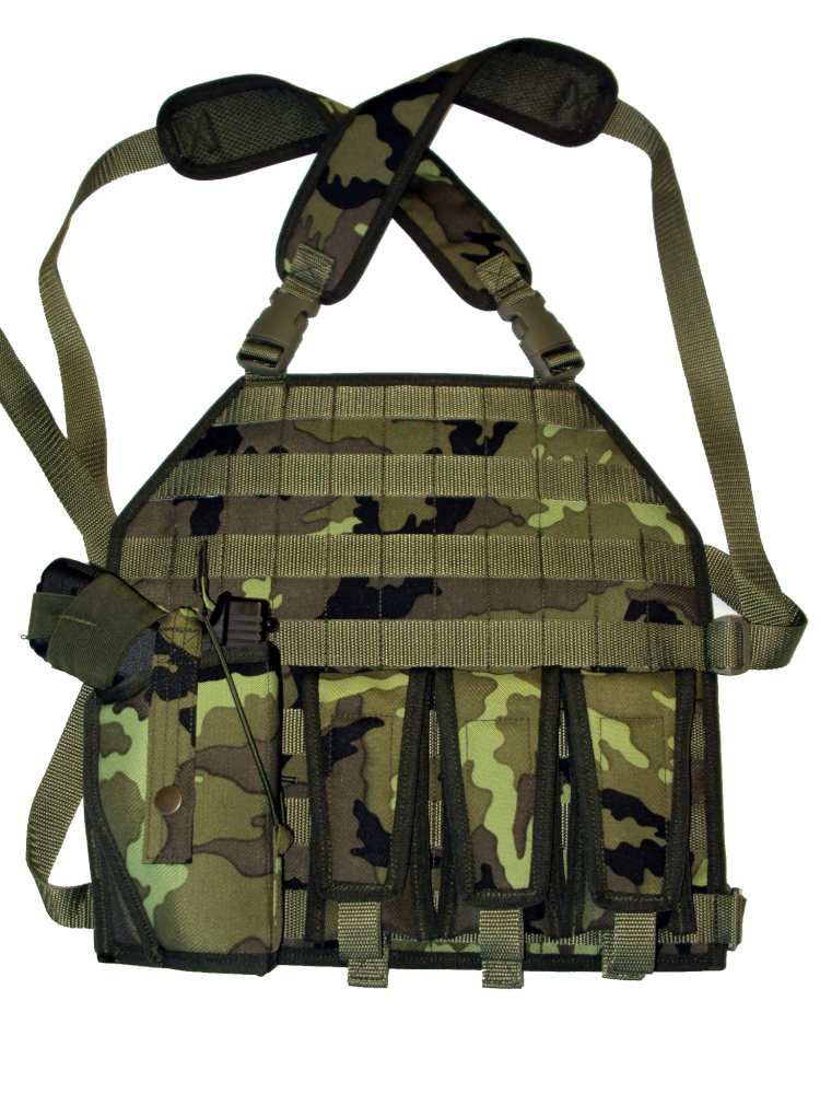 pouzdro pro pistolový zásobník / zavírací nůž molle - zelené - nový typ