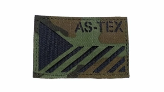 Nášivka Laser Cut - Česká vlajka 8x5cm (AS-TEX)  - vz.95