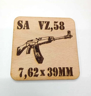 Dřevěný podtácek SA.58