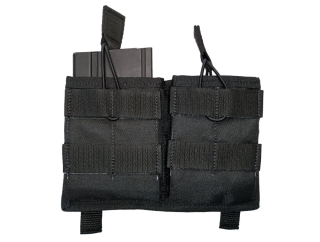 Otevřená dvoj sumka M14/SR25 molle - černá